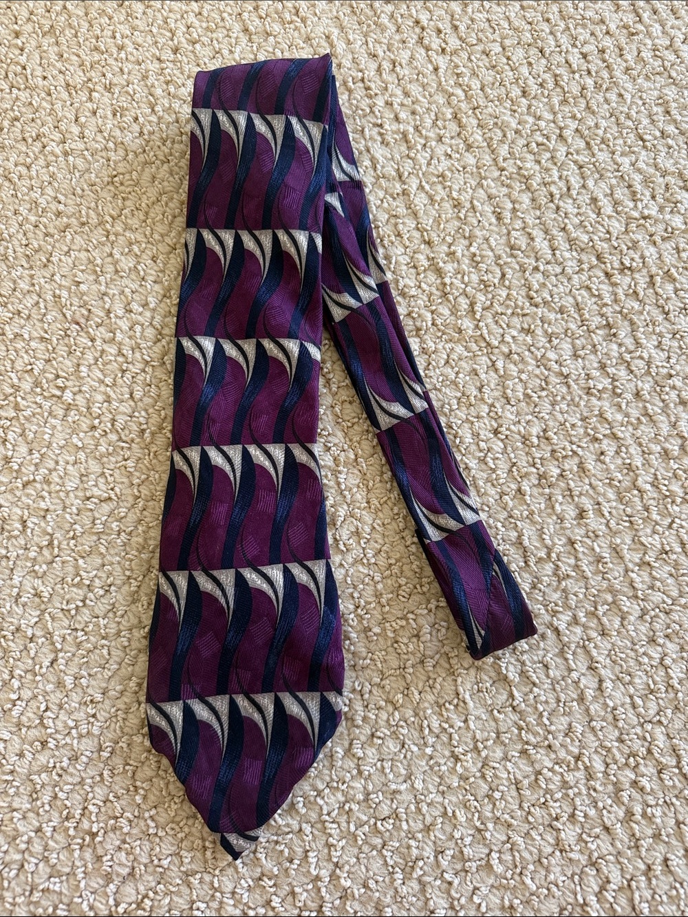 Robert Talbott Nordstrom Men's Purple Patterned Silk Tie